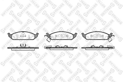 Комплект тормозных колодок STELLOX 581 002B-SX